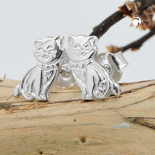 Studs theme animals Silver 925