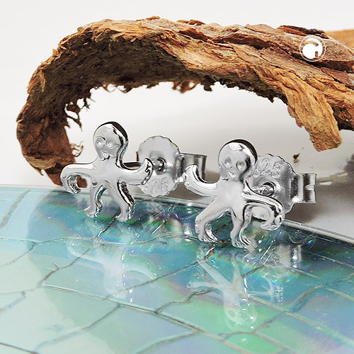 Studs theme animals Silver 925