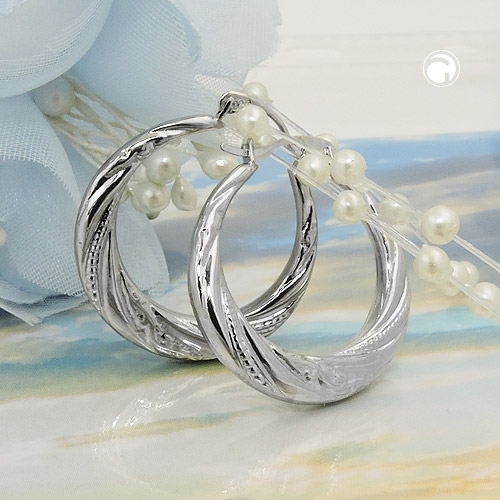 Hoop earrings Silver 925