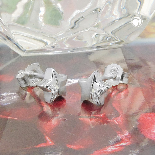 Studs zirconia Silver 925