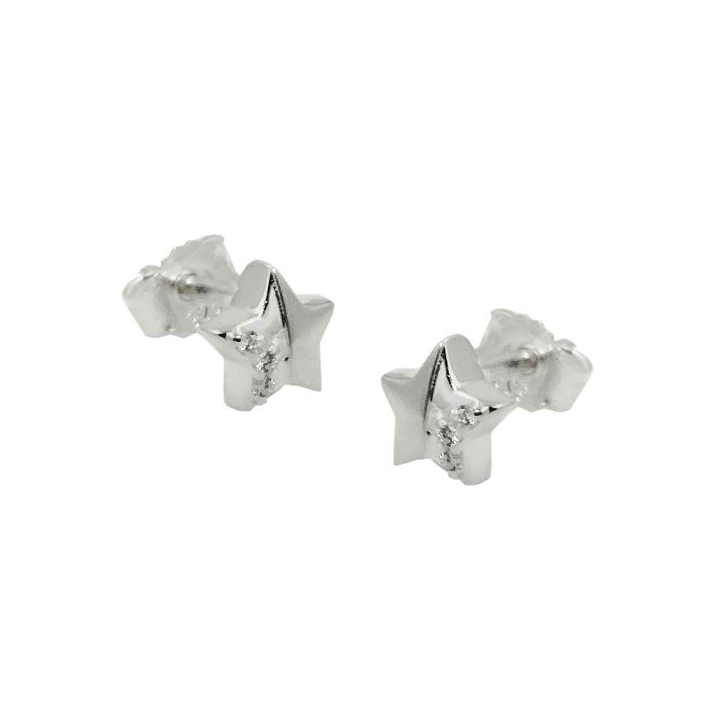 Studs zirconia Silver 925