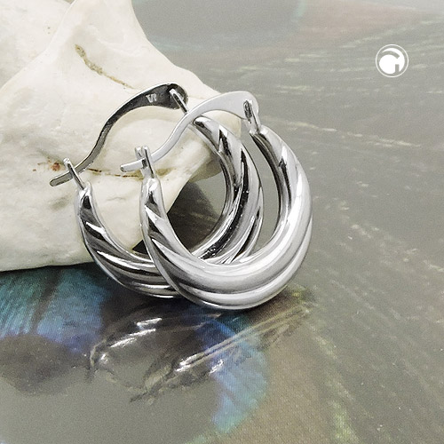 Hoop earrings Silver 925