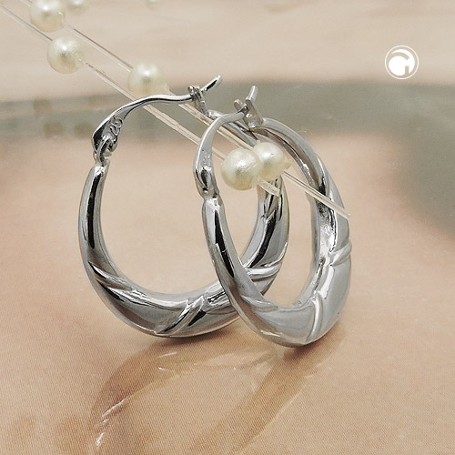 Hoop earrings Silver 925