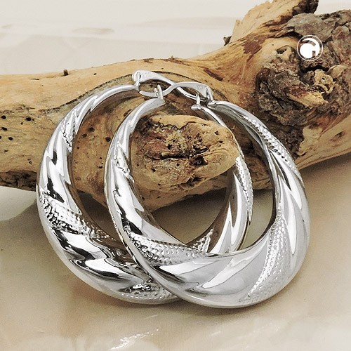 Hoop earrings Silver 925