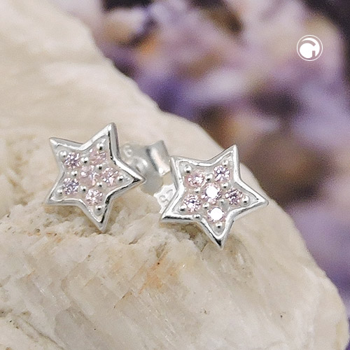 Studs zirconia Silver 925