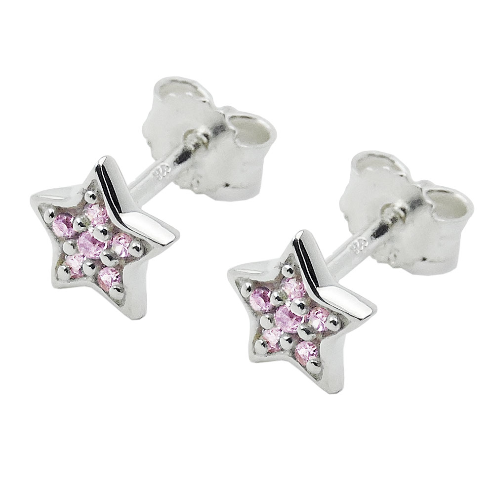 Studs zirconia Silver 925