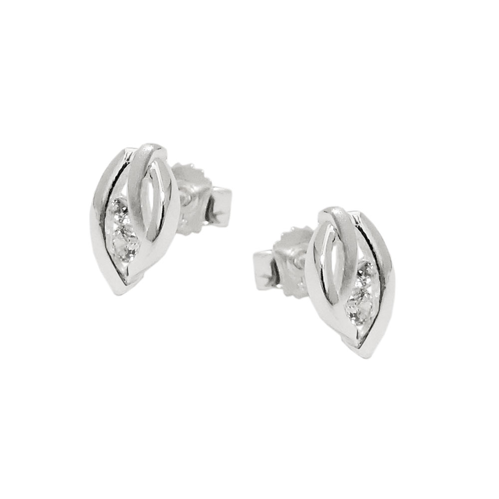 Studs zirconia Silver 925