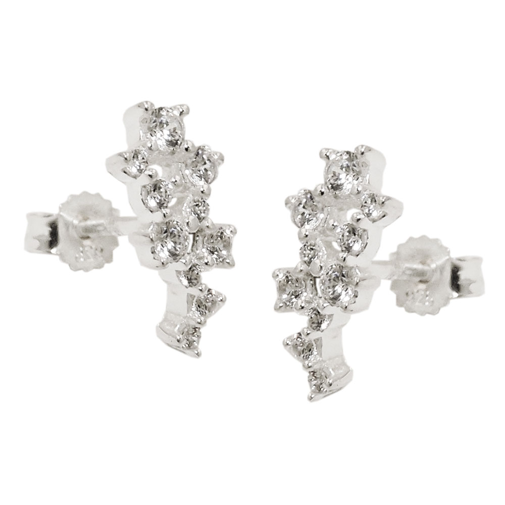 Studs zirconia Silver 925