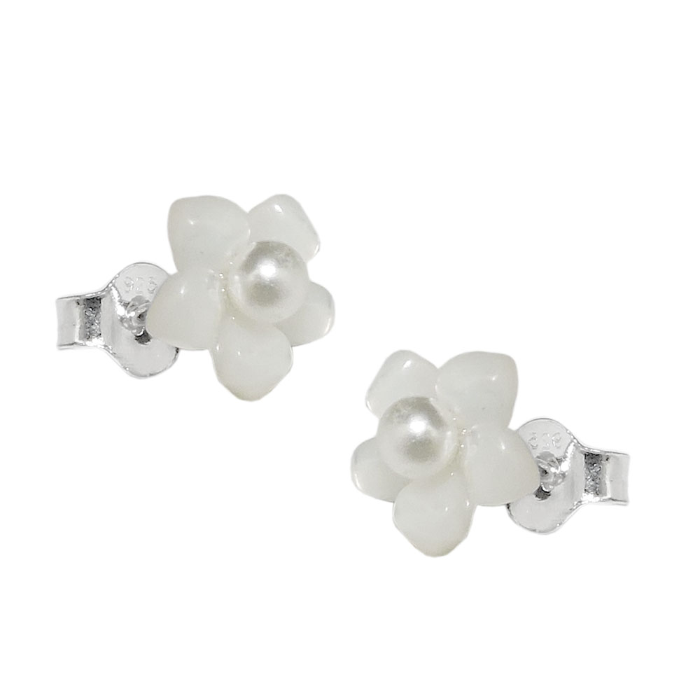 Studs Beads & Pearls Silver 925