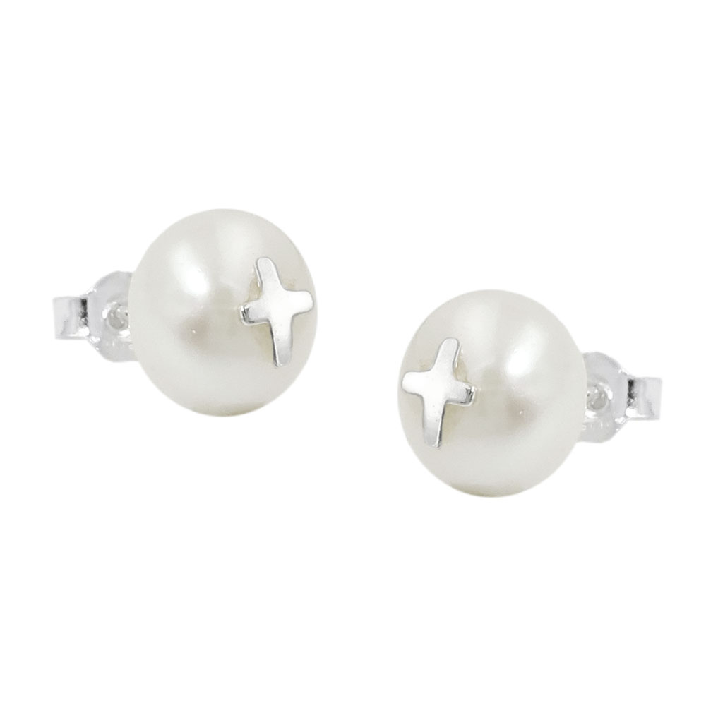 Studs Beads & Pearls Silver 925