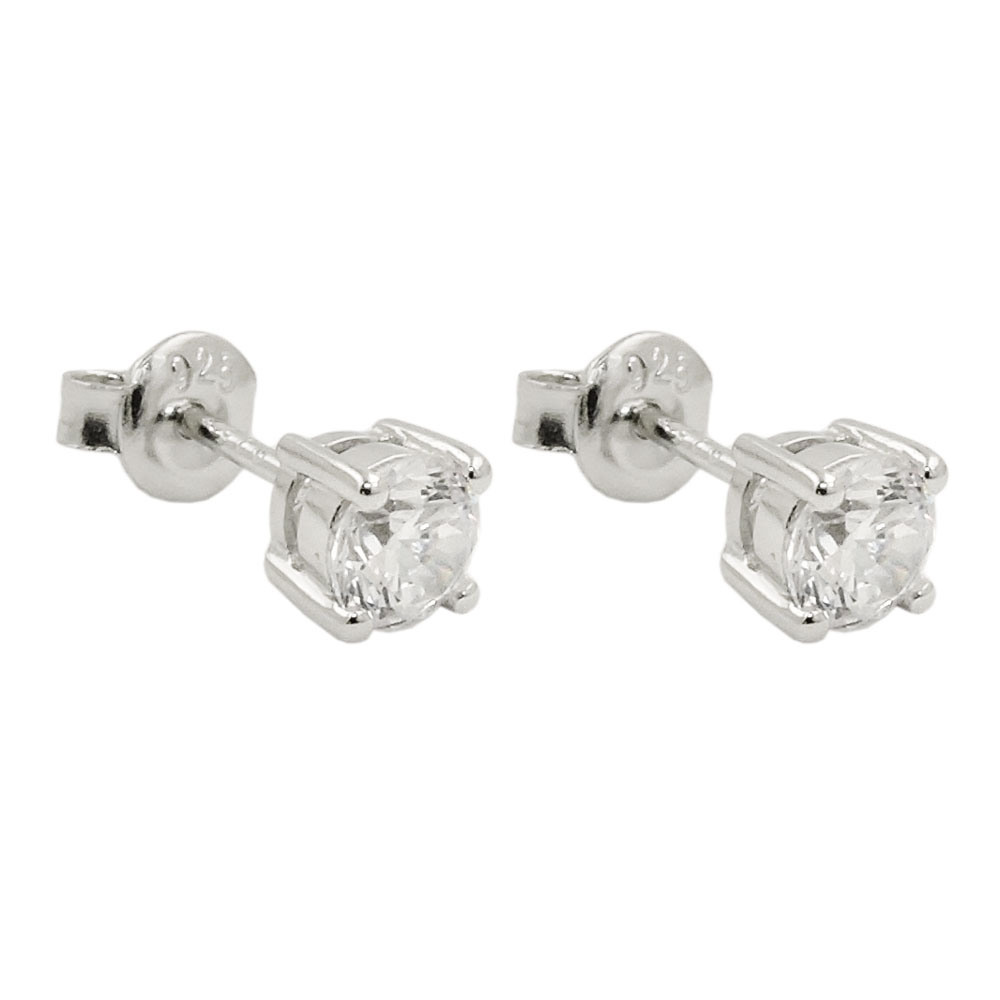 Studs zirconia Silver 925
