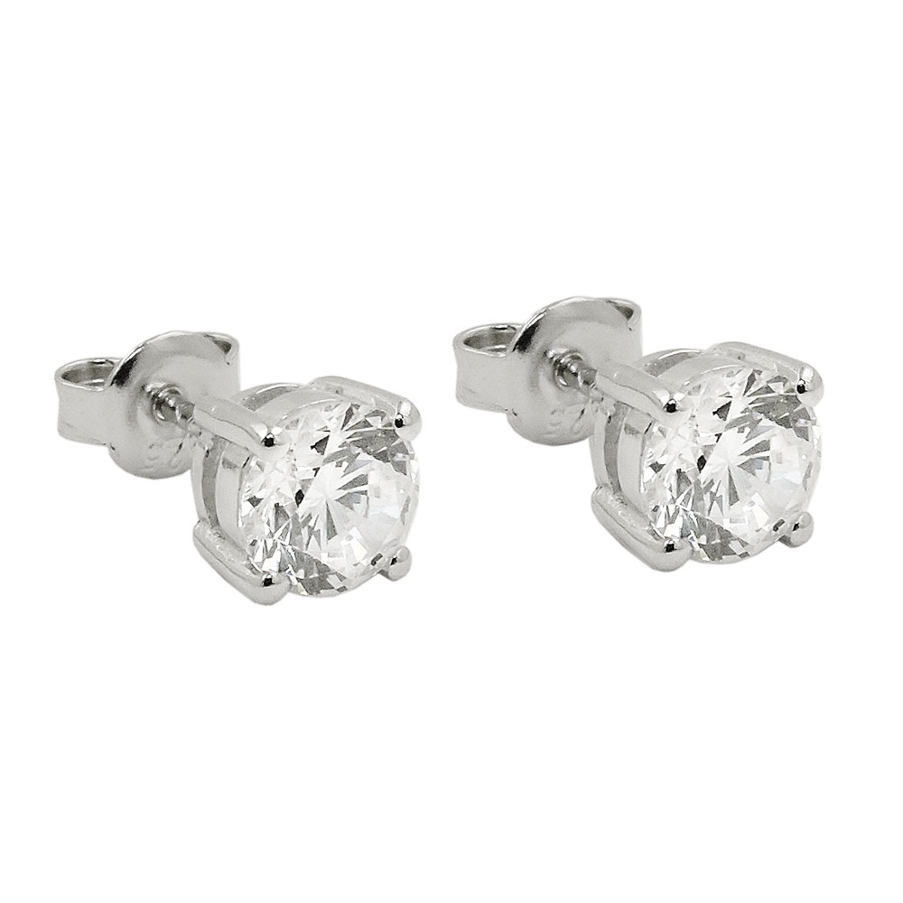 Studs zirconia Silver 925