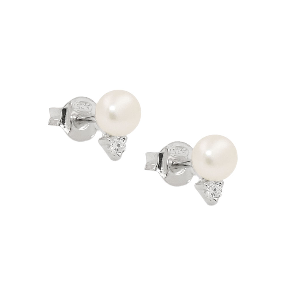 Studs Beads & Pearls Silver 925
