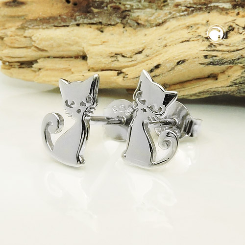 Studs theme animals Silver 925
