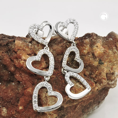 Studs zirconia Silver 925