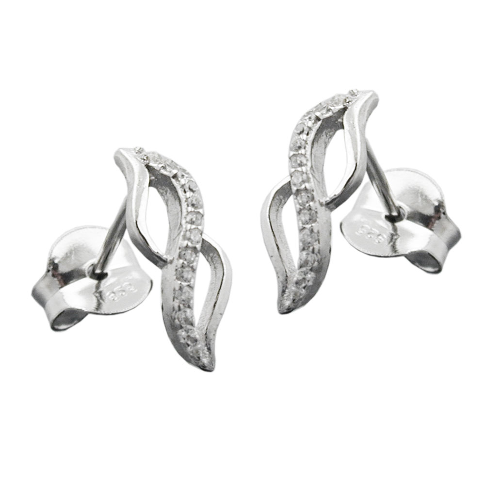 Studs zirconia Silver 925