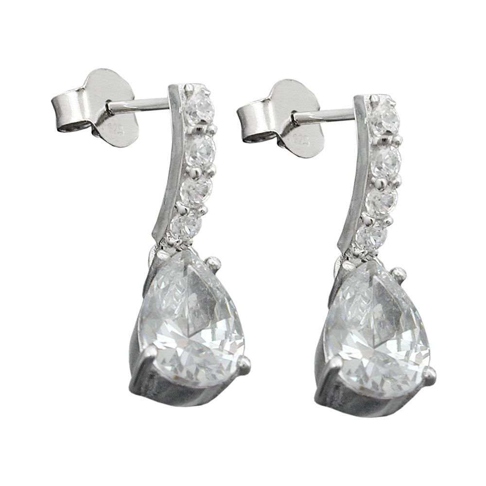 Studs zirconia Silver 925