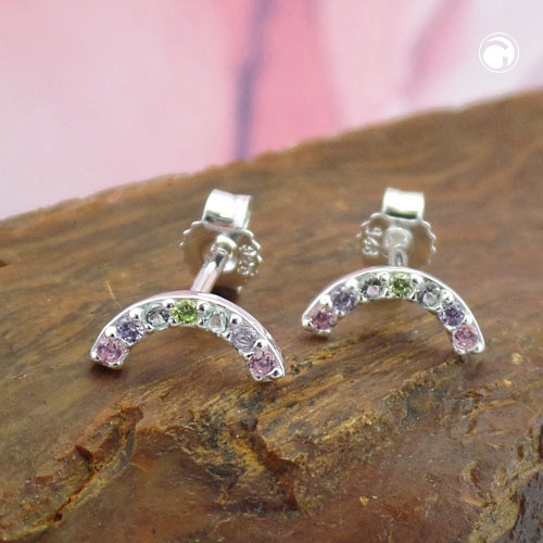 Studs zirconia Silver 925