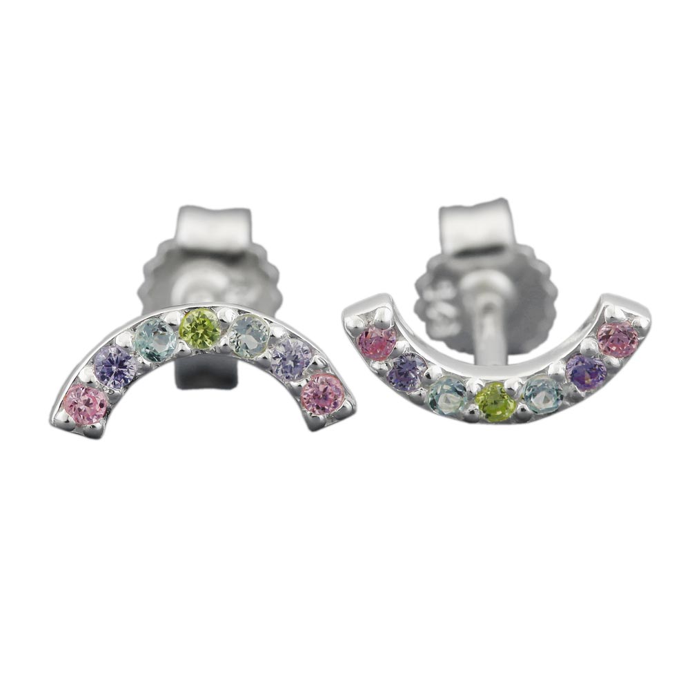 Studs zirconia Silver 925