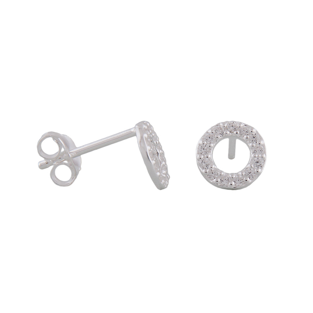 Studs zirconia Silver 925