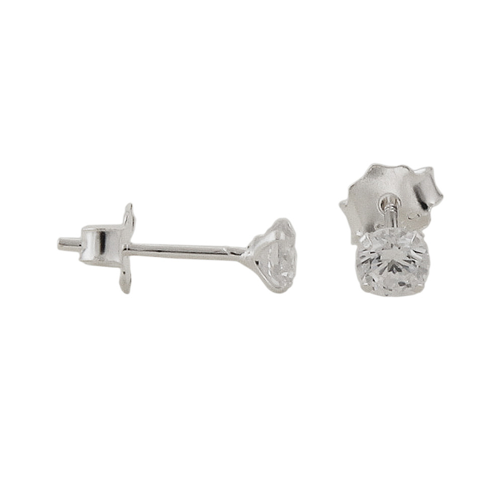 Studs zirconia Silver 925