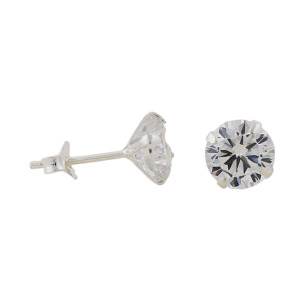 Studs zirconia Silver 925